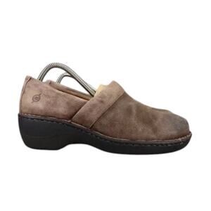 Born Shoes Womens 9 Clogs Slip On Comfort Casual Distressed Leather Walk Casual